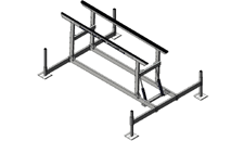 boat lift hydraulic frame